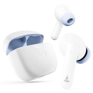 boAt Airdopes 120 Truly Wireless in Ear Ear Buds w/in Ear Detection, 40 hrs Playtime Quad Mics (Dawn Blue)