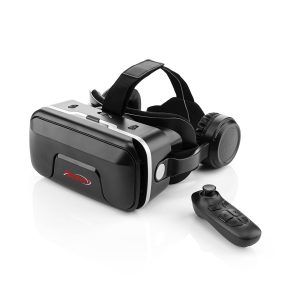 Arcnet 3D Virtual Reality Headset VR Headset with in Buit Headphones & 3.5mm Aux Jack Connectors & Remote Controller VR Glasses