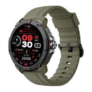 Smart Goat Latest Rugged & Sporty Smart Watch with Alexa, Bluetooth Calling, (Green)
