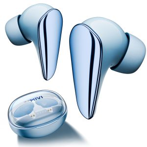Mivi DuoPods i7 earbuds - Step into The 3rd dimension of sound with 3D Soundstage, Sapphire Blue