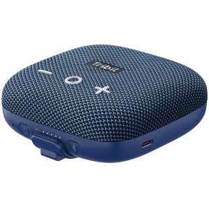 Tribit StormBox Micro 2 Portable Speaker: 90dB Loud Sound Deep Bass IP67 Waterproof Small Speaker Built-in Strap (Blue)