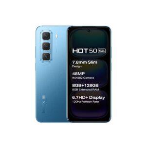 Infinix Hot 50 5G (Vibrant Blue, 128 GB)  (4 GB RAM)