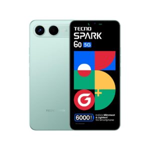 Spark GO 5G (Turquoise Green, 4GB+128GB) | India’s lightest 6000mAh Phone