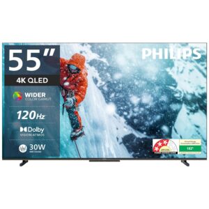 Philips 139 cm (55 inches) 8100 Series 4K Ultra HD Smart QLED Google TV 55PQT8100/94