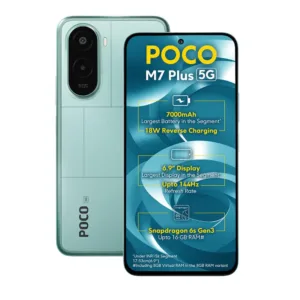 POCO M7 Plus 5G (Aqua Blue, 128 GB)  (4 GB RAM)