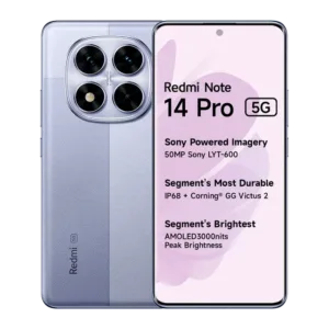 Redmi Note 14 Pro 5G (Phantom Purple, 8GB RAM+ 128GB Storage)