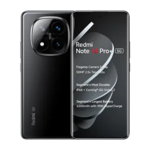 Redmi Note 14 Pro+ 5G (Titan Black, 8GB RAM+ 128GB Storage)