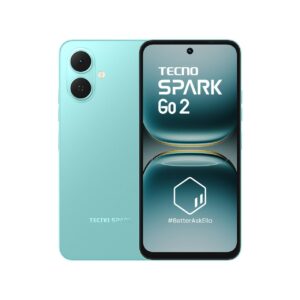 Tecno Spark GO 2 (Turquoise Green, 4GB+64GB) | Segment 1st IP64 SGS Certified