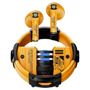 5ound Monter Transformers TF-T23 TWS Bluetooth 5.4 Headphones. (Yellow)