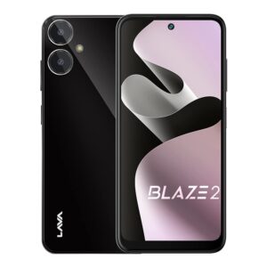 Lava Blaze 2 (6 GB RAM, UFS 2.2 128GB Storage) - Glass Black