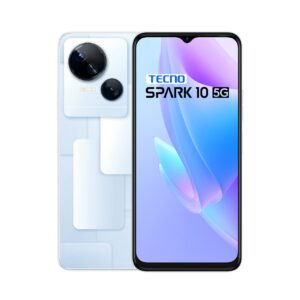TECNO Spark 10 5G (Meta White, 4GB RAM,64GB Storage)