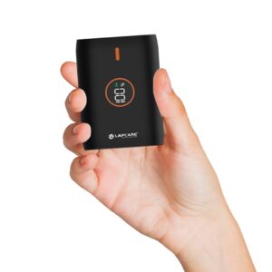 LAPCARE Orange I 10000 mAh 22.5W Fast Charging Power Bank with Digital Display (Black)
