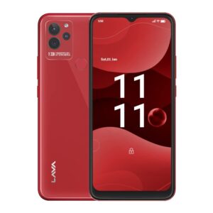 Lava Blaze NXT(Glass Red, 4GB RAM, 64GB Storage)