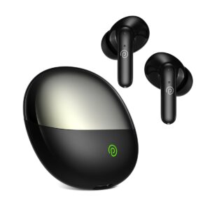 pTron Zenbuds Evo TWS in Ear Earbuds, Ai-Trutalk Enc Calls, 45Ms Movie/Music Modes, Deep Bass, 32Hrs Playtime, (Black)