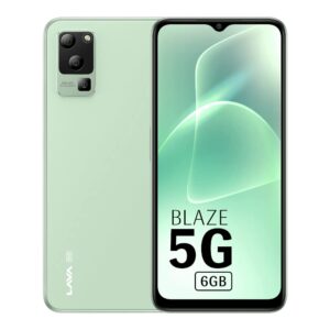 Lava Blaze 5G (Glass Green, 4GB RAM, UFS 2.2 128GB Storage)