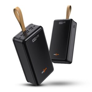 Callmate 50000mAh Ultra High Capacity Power Bank, 15W Fast Charging |Digital Display | (Black, Lithium Polymer)