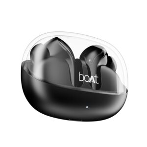 boAt Airdopes 311 Pro TWS in-Ear Earbuds w/Up to 50 HRS Playtime, IWP™ Tech(Active Black)