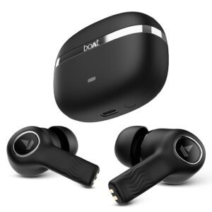 boAt Nirvana Ion in-Ear Earbuds w/ 120 HRS Playback(24hrs/Charge (Charcoal Black)