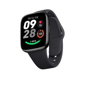 Redmi Watch 3 Active BT Calling 1.83" Screen, Premium Metallic Finish,Black