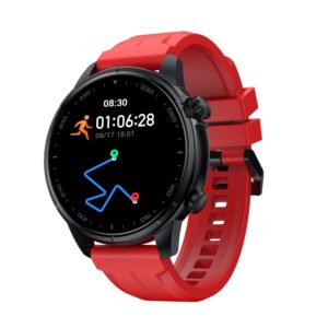 CULT Sprint Running smartwatch with Built-in Turbo Track GPS, Multi-GNSS, Glonass, Red