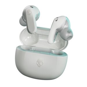 Skullcandy Rail ANC in-Ear Noise Cancelling Wireless Earbuds, Multipoint Pairing,38 Hr Battery, Bone