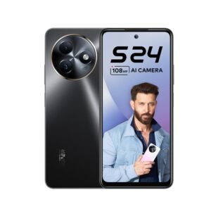 itel S24 (8GB RAM + 128GB ROM) upto 16GB RAM with Memory Fusion | Starry Black