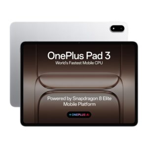 onePlus Pad 3 World's Fastest Snapdragon 8 Elite , 13.2" 3.4k Screen, 12 GB RAM + 256 GB ROM WiFi, Frosted Silver