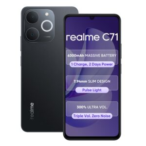 realme C71 4G Smartphone 4GB+64GB Obsidian Black