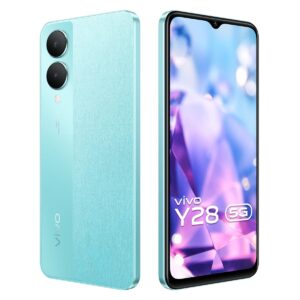 Vivo Y28 5G (Glitter Aqua, 8GB RAM, 128GB Storage)