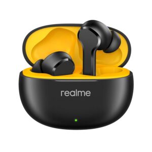realme Buds T110 with Ai Enc for Calls, Upto 38 Hours of Playback, (Punk Black, True Wireless)