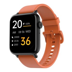 Noise Vivid Call 2 Smart Watch with 1.85” HD Display, BT Calling, IP68 Waterproof, (Sunset Orange)