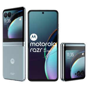 Motorola razr 40 Ultra (Glacier Blue, 8GB RAM, 256GB Storage)