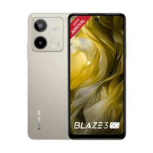 Lava Blaze 3 5G (Glass Gold, 6GB RAM, 128GB Storage)