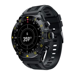 CULTSPORT Forge XR 1.43" Rugged Amoled, Barometer, Altimeter, Compass, Strava Integrated, Black
