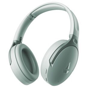 boAt Rockerz 551ANC Hybrid Active Noise Cancellation Over EarHeadphones with Up to 100H Playtime, Sage Green