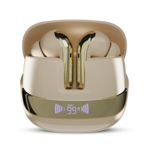 ACwO DwOTS 747 TWS Earbuds | Dual Device Connectivity, Coffee Cream