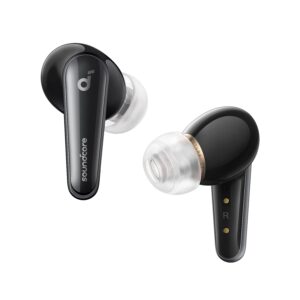 soundcore by Anker Liberty 4, Noise Cancelling Earbuds, 11mm Dual Dynamic Drivers for Premium Hi-Res Sound, Black