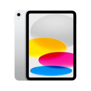 Apple iPad (10th generation): with A14 Bionic chip, 27.69 cm (10.9″) Liquid Retina display, 256GB, Wi-Fi 6 + 5G cellular,Silver