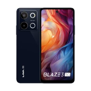 Lava Blaze 3 5G (Glass Blue 6GB RAM, 128GB Storage)