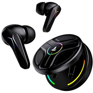 boAt Immortal 141 TWS Gaming Earbuds with ENxᵀᴹ Tech, Up to 40 Hours Playtime,(Black Sabre)