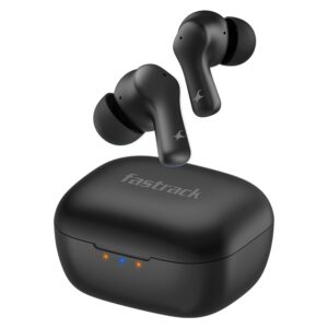 Fastrack Fpods FZ100 TWS in-Ear Earbuds with Mega 50 Hrs Playtime|Extra Deep Bass Driver|Black