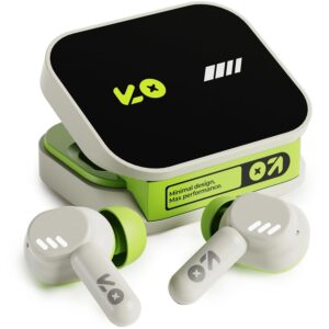 GOBOULT Tenet in Ear TWS Earbuds with 75H Playtime, Amp App Support (Neon Green)