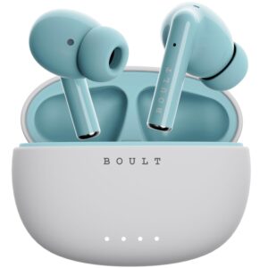 Boult Audio Newly Launched W20 Truly Wireless in Ear Earbuds with 35H Playtime, Zen™ ENC Mic, ear buds TWS (Glacier Blue)