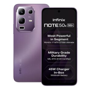 Infinix Note 50x 5G+ (Enchanted Purple, 6GB RAM, 128GB Storage)