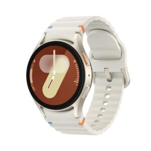 Samsung Galaxy Watch 7 (40mm, Cream, BT+LTE) with 3nm Processor | Dual GPS | Sapphire Glass, Cream