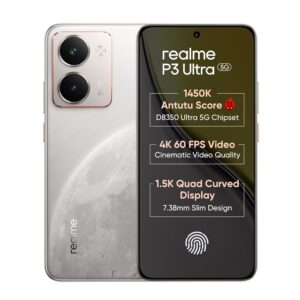 realme P3 Ultra 5G (Glowing Lunar White, 128 GB)  (8 GB RAM)