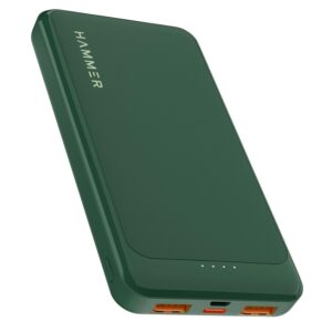 Hammer Ultra Charge 10000mAh 22.5W Power Bank 20W PD Fast Charging (Green)
