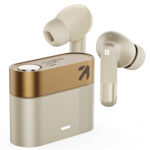 GOBOULT Newly Launched Earl TWS Earbuds with Hybrid ANC (Upto 50dB) (Ivory White)