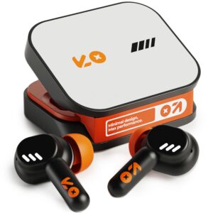 GOBOULT Tenet TWS Earbuds with 75H Playtime, App Support (Turbo Orange)