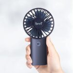 brrf Mini Thunder Handheld Fan (Upto 18 Hours Running) Rechargeable, Blue